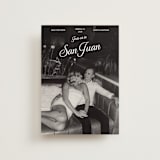 "Vintage Trip" - Save the Dates in Snow by Inkblot Design - Front
