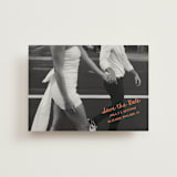 "Imprint" - Save the Dates in Tangerine by Jelena Vuletic - Front