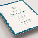 "Meet us" - Save the Dates in Ocean by Kelly Schmidt - Detail