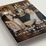 "Classic Touch" - Save the Dates in Pearl by Oscar and Emma - Karly Depew - Detail