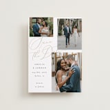 "Whimsy" - Save the Dates in Snow by AK Graphics - Front