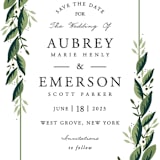 "Paradise" - Save the Dates in Forest by Oma N. Ramkhelawan - Detail