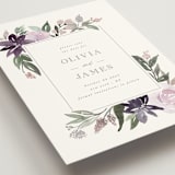 "Garden Stroll" - Save the Dates in Lilac by Creo Study - Detail