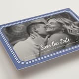 "Deluxe" - Save the Dates in Blueberry by Carolyn MacLaren - Detail