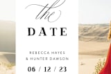 "Southern Charm" - Save the Dates in Noir by Beth Murphy - Detail