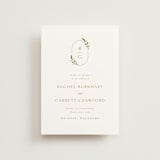 "Soft Sprigs" - Save the Dates in Champagne by Jennifer Postorino - Front