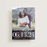 "Geo Lovely" - Save the Dates in Onyx by heythird - Front