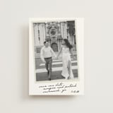 "Venecia" - Save the Dates in Ivory by Maja Cunningham - Front