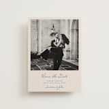 "Swan Crest" - Save the Dates in Royal by Cass Loh - Front