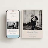"Swan Crest" - Save the Dates in Royal by Cass Loh - Free Wedding Website