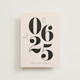 "It's a Date" - Save the Dates in Tuxedo by That Girl Press - Front