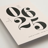 "It's a Date" - Save the Dates in Tuxedo by That Girl Press - Detail