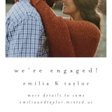 "meant to be" - Save the Dates in Ebony by Angela Thompson - Detail
