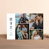 "Modern Grid" - Save the Dates in fog by Jessica Ogden - Front