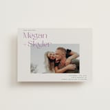 "Modern Display" - Save the Dates in Lavender by Cass Loh - Front