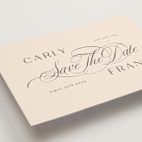 "Soirée" - Save the Dates in Blush by Lori Wemple - Detail