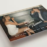 "Manhattan" - Save the Dates in Sugar by Paper Raven Co. - Detail