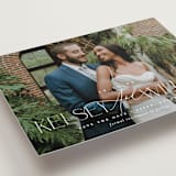 "L'amour" - Save the Dates in Pearl by Brooke Chandler - Detail