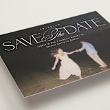 "Novella" - Save the Dates in Pearl by Brooke Chandler - Detail