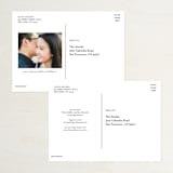 "Journey Together" - Save the Dates in Buttercream by Letter19Design - Back of Card