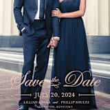 "At Last" - Save the Dates in Petal by lena barakat - Detail
