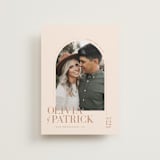 "stacked arch" - Save the Dates in Champagne by Robin Ott - Front
