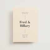 "No us without you" - Save the Dates in Ivory by Pati Cascino - Front