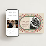 "Mughal Gardens" - Save the Dates in Ivory by Sherley Ferreira - Free Wedding Website