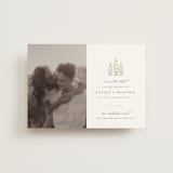 "Arborvitae" - Save the Dates in Champagne by Sarah Brown - Front