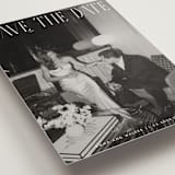 "classic timeless" - Save the Dates in Snow by Maja Cunningham - Detail