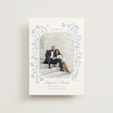 "Framed Florals" - Save the Dates in Sky by Robert and Stella - Front
