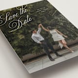 "Enamored" - Save the Dates in Pearl by Pixel and Hank - Detail