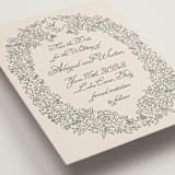 "Crest Florale" - Save the Dates in Moss by Tamara Hilje - Detail