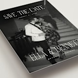 "Gaze" - Save the Dates in Snow by Pixel and Hank - Detail