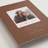 "Patina" - Save the Dates in Rust by Ekko Studio - Detail