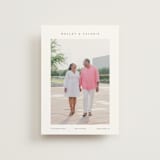 "Simplicity" - Save the Dates in Charcoal by Blustery August - Front