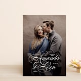 "Nestled" - Save the Dates in Cream by Roxy Cervantes - Front