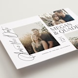 "Editorial Trio" - Save the Dates in Snow by Jill Means - Detail