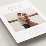 "Monogrammed" - Save the Dates in Taupe by Chris Griffith - Detail