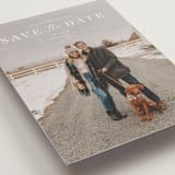 "modern stencil" - Save the Dates in Cloud by Sara Hicks Malone - Detail