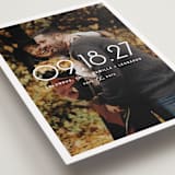 "Presenting" - Save the Dates in Snow by Lisa Assenmacher - Detail