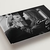 "Vintage Signed" - Save the Dates in White Dress by Kim Dietrich Elam - Detail