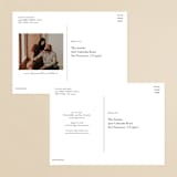 "Ivory Ring" - Save the Dates in Midnight by Susan Moyal - Back of Card