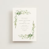 "Verdure" - Save the Dates in Garden by Leah Bisch - Front