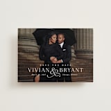 "And here we are" - Save the Dates in Marble by Lea Delaveris - Front