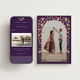 "Disney's Tangled Lanterns" - Save the Dates in Twilight by Simona Camp - Free Wedding Website