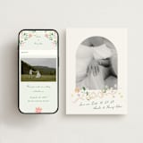 "spring draped garland" - Save the Dates in Spring by Phrosné Barwood - Free Wedding Website