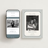"Modern Stripes" - Save the Dates in Capri by Emily Betts - Free Wedding Website
