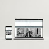 "Modern Stripes" - Save the Dates in Capri by Emily Betts - Free Wedding Website