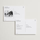 "palmetto" - Save the Dates in Lemon by Ellen Schlegelmilch - Back of Card Options